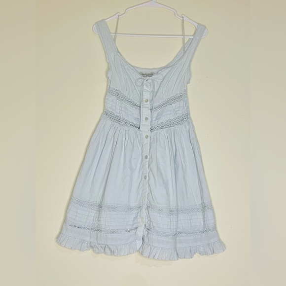 URBAN OUTFITTERS— Angelina Lace-Inset Mini Dress - Picture 3 of 11